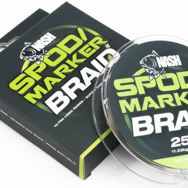 Nash Spod/Marker Braid 25lb 300m - LO-VIZ Green