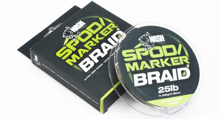 Nash Spod/Marker Braid 25lb 300m – LO-VIZ Green
