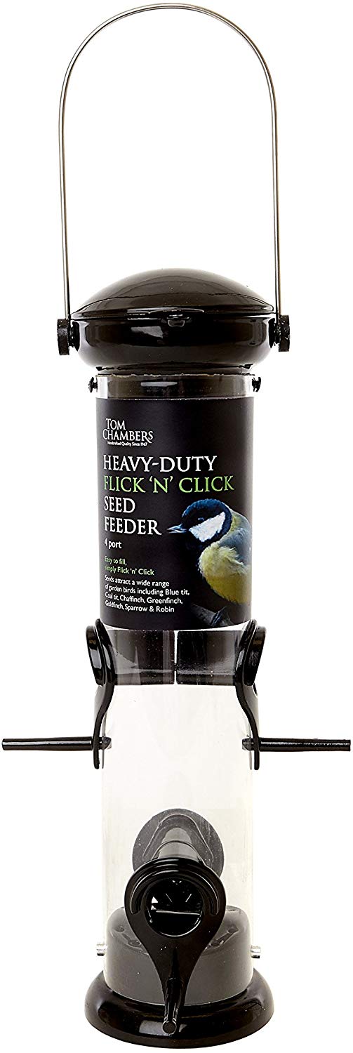 Tom Chambers Heavy Duty Flick n Click Seed Feeder - 4 port CS060