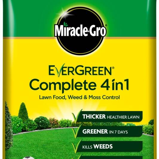 Miracle-Gro Evergreen Complete 4-in-1 Lawn Feed/Weed/Moss - 200M2