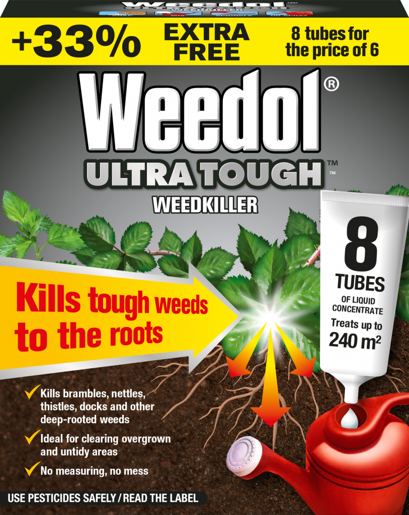 Weedol Ultra Tough Weedkiller 6+2 Tubes