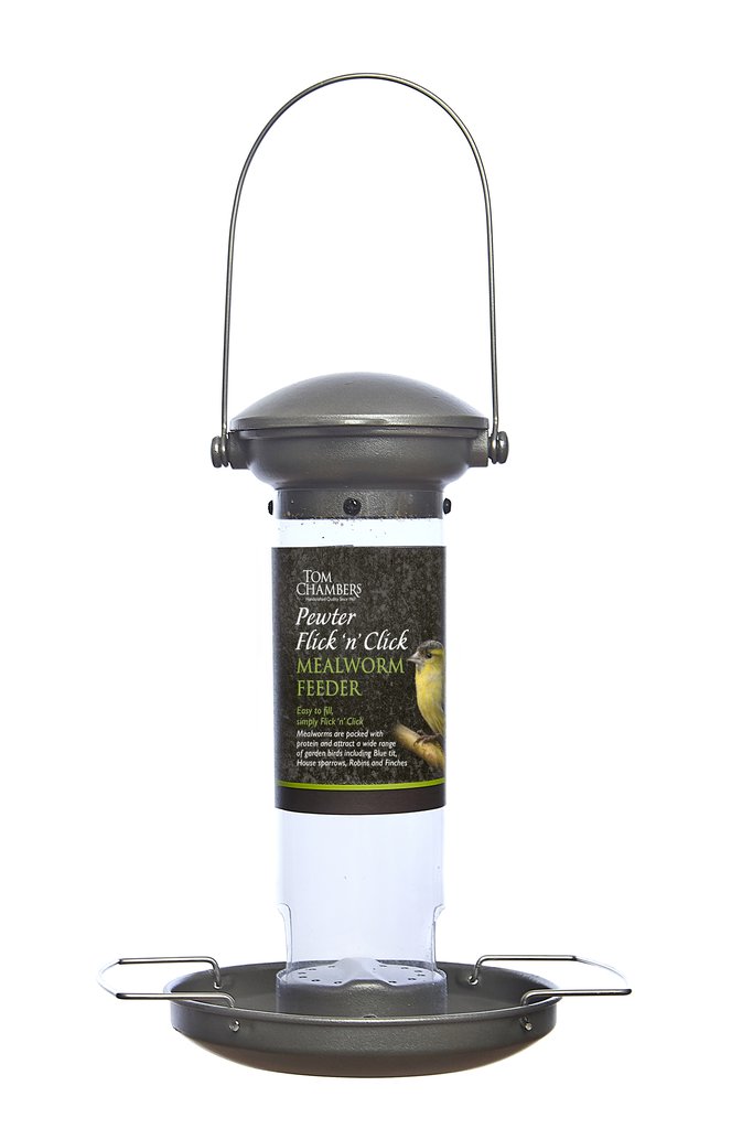 Tom Chambers Pewter Fick 'n' Click Mealworm Feeder CS108