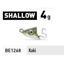 Fiiish Black Eel No 2 Jigheads 2pk - Shallow - 4g - Khaki