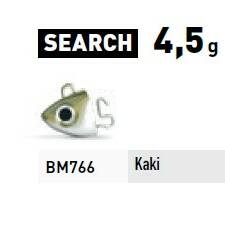 Fiiish Black Eel No 1 Jigheads 2pk - Search - 4.5g - Khaki