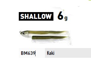 Fiiish Black Minnow Combo No 3 - Shallow - 6g - Khaki + Khaki Body