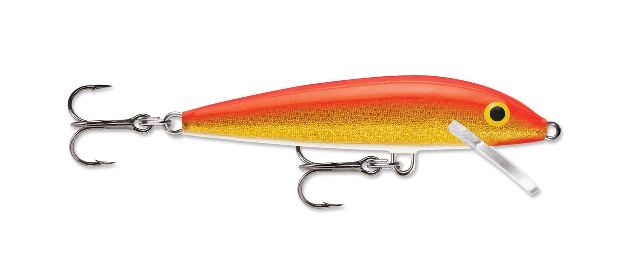 Rapala Original Floater 9cm - Gold Fluorescent Red