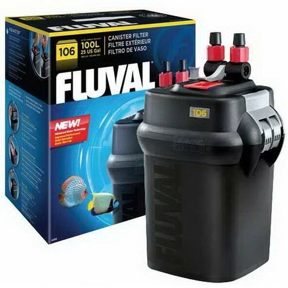 Fluval 106 External Power Aquarium Filter 
