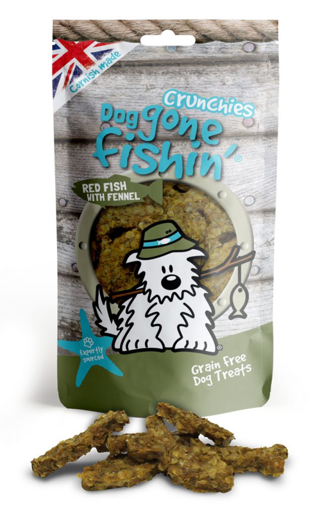 Dog Gone Fishin' Red fish with Fennel Crunchies 75g 