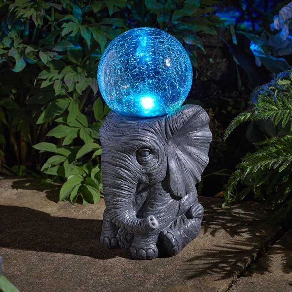 S/G Elephant Orb solar Light