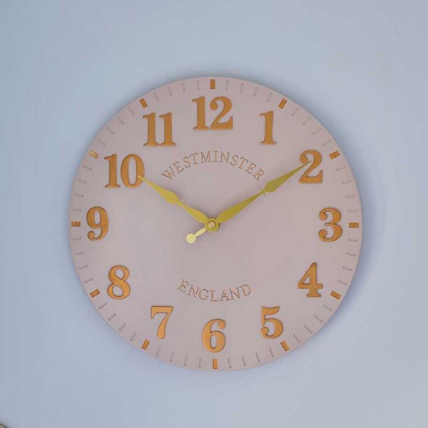 S/G Westminster Indoor/Outdoor Soapstone Clock 12