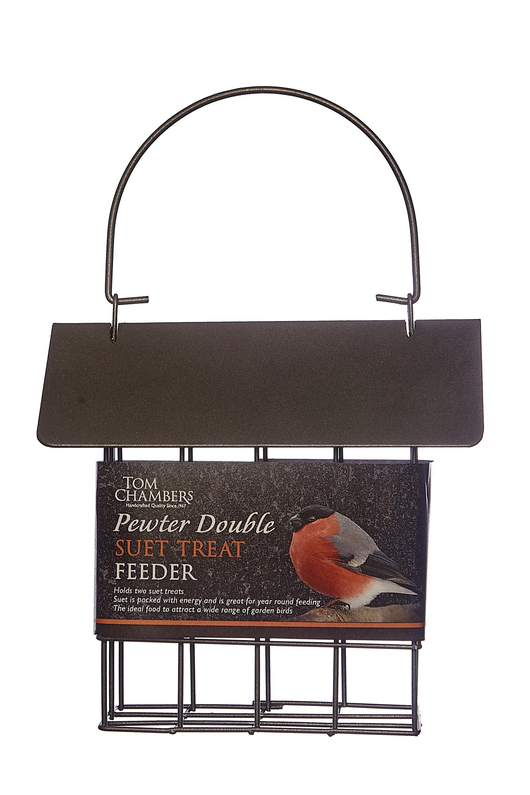 Tom chambers Pewter Double Suet Treat Feeder