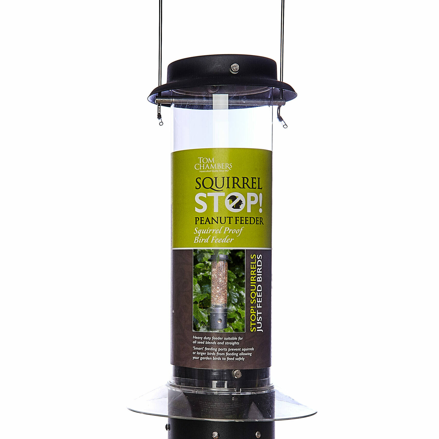 Tom chambers Squirrel Stop Peanut Feeder