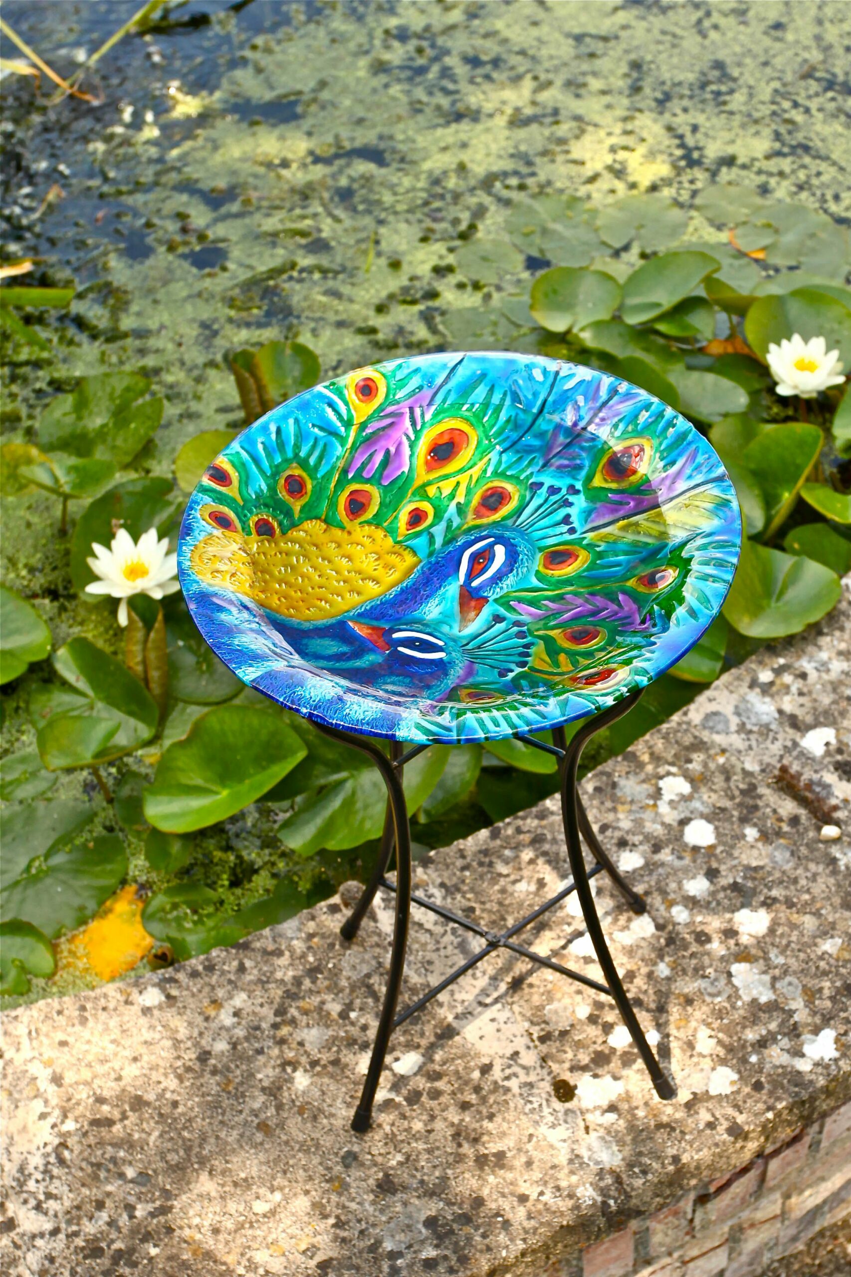 Smart Garden Peacock Birdbath