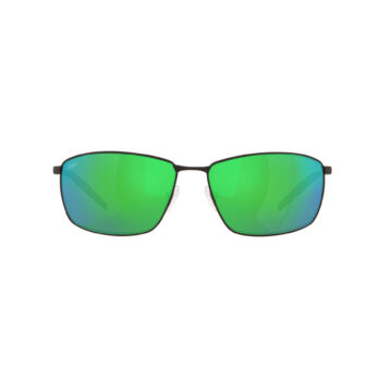 Costa Sunglasses, Turret, Matte Black,  Green Mirror 580P