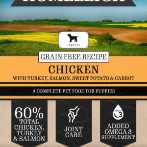 Grain free Puppy Chicken, Turkey & Salmon 2kg