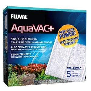 Fluval Aqua Vac Fine Filter Pad - 5 Pack