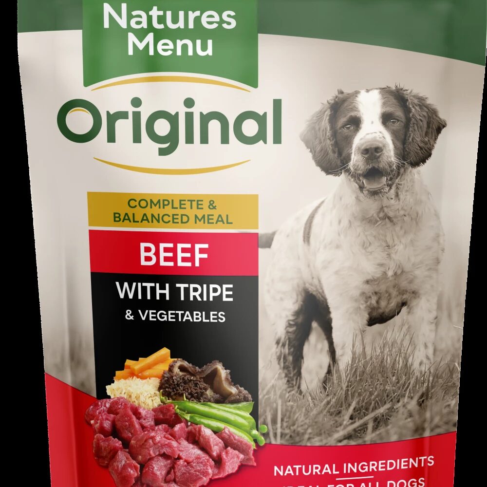 Natures Menu Dog Beef & Tripe Pouch