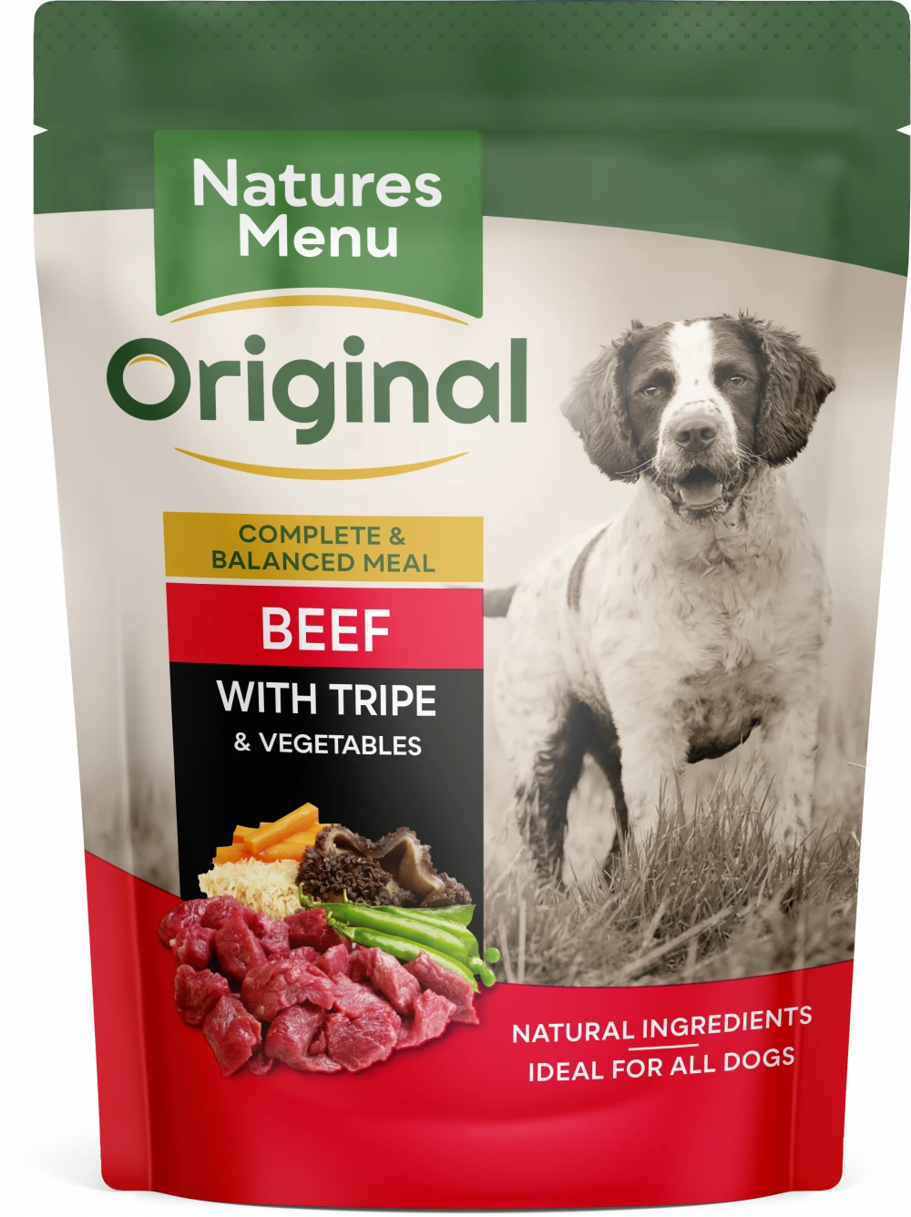 Natures Menu Dog Beef & Tripe Pouch