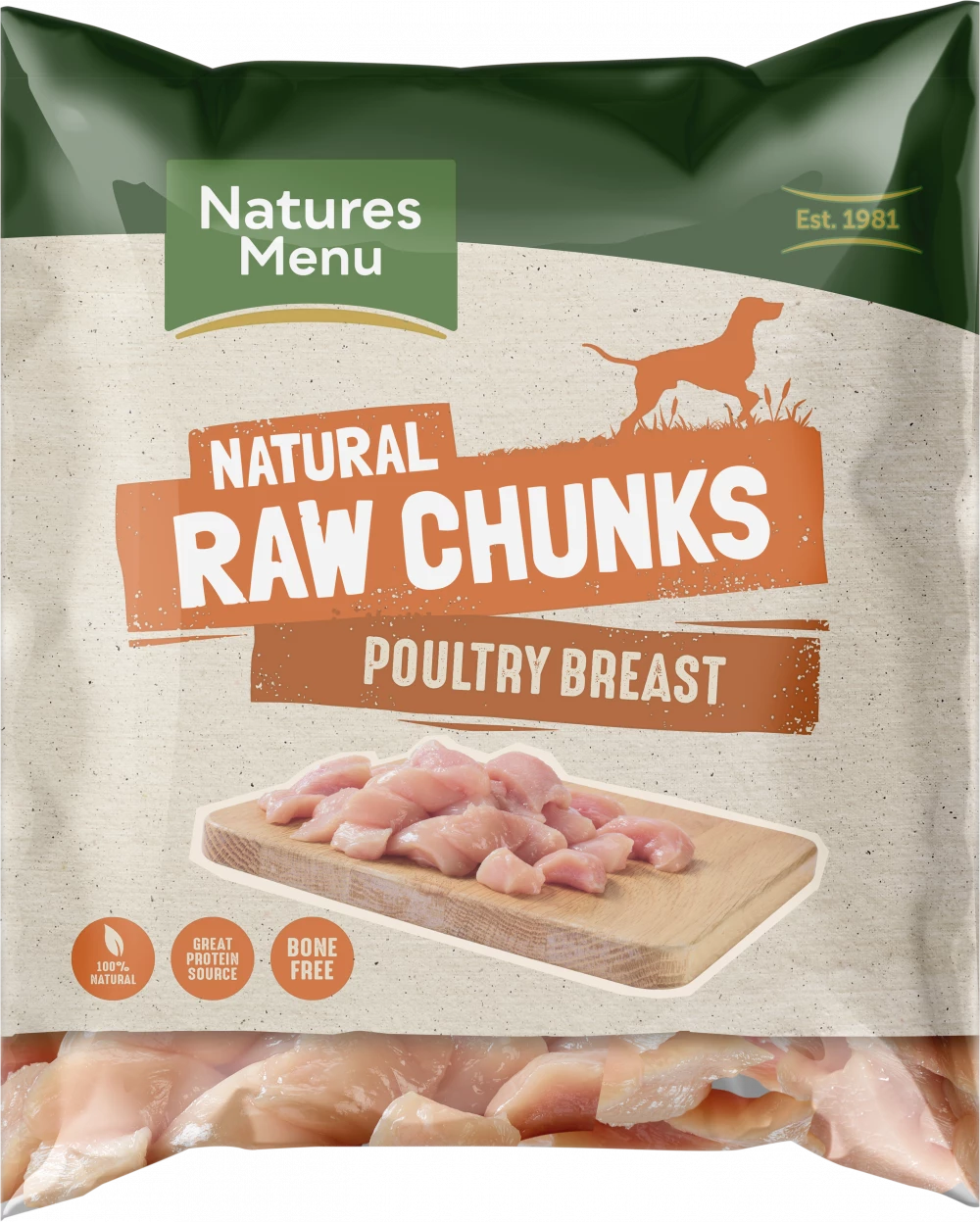 NM Poultry Breast Chunks 1kg