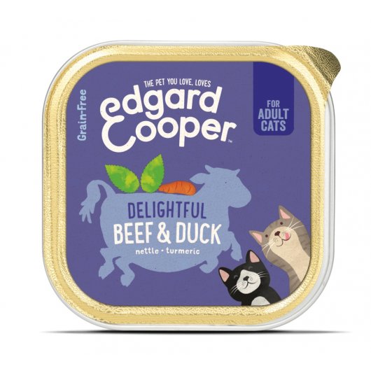 Edgard Cooper Cat Adult Wet Beef and Duck 85g