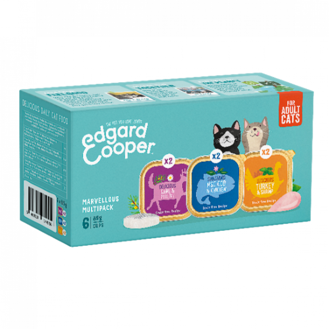 Edgard & Cooper Marvellous Cat Multipack 6 x 85g