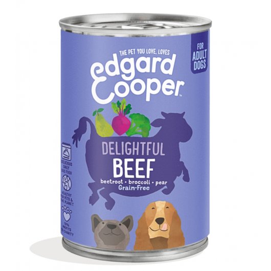 Edgar & Cooper Dog Tin Beef 400g