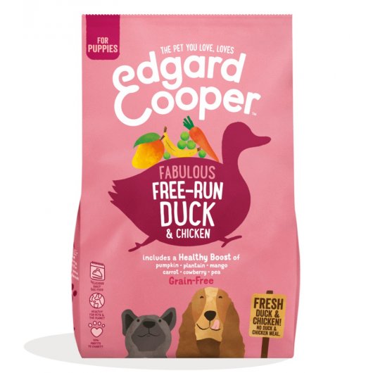 Edgar & Cooper Puppy Dry Duck/Chicken 700g