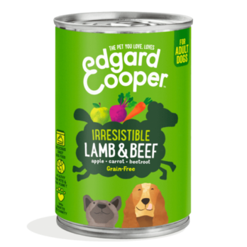 Edgar & Cooper Dog Tin Lamb/Beef 400g