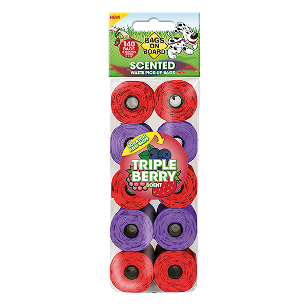 Scented Refill Rolls - 140pc Triple Berry