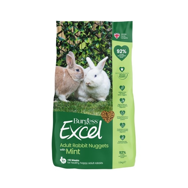 Burgess Excel Adult Rabbit with Mint 1.5kg