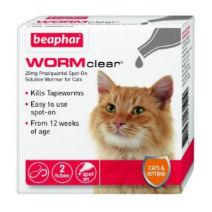 WORMclear Spot-On Solution for Cats 2 Pipettes