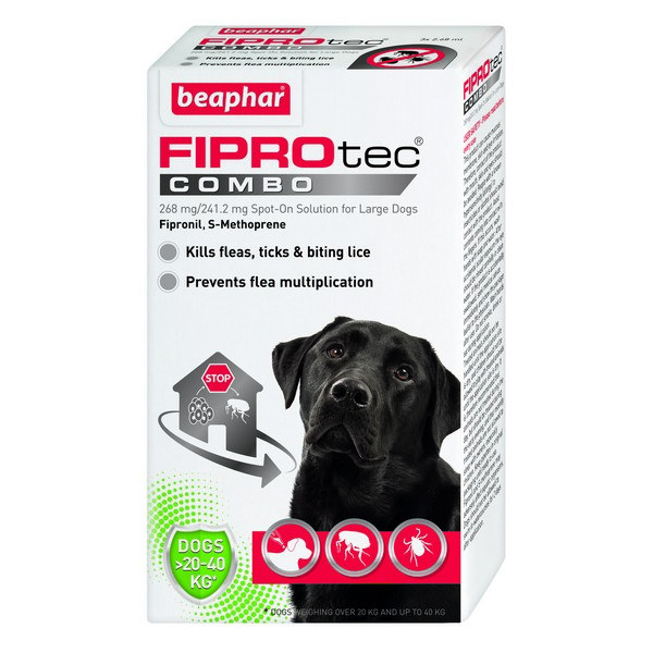 FIPROtec Combo Large Dog x 3