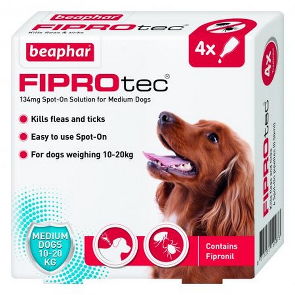 Fiprotec Spot On Med Dog 134Mg X 4