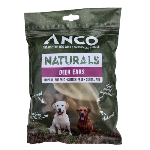 Anco Naturals Deer Ears 5pk