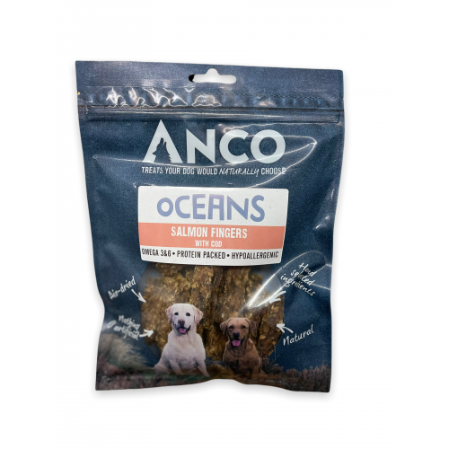 Anco Salmon Fingers w/Cod 100g