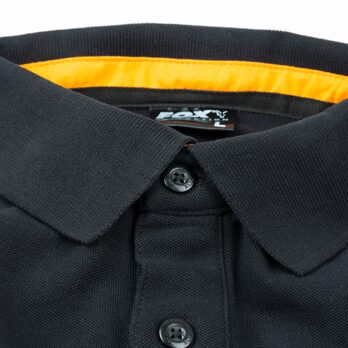 Fox Collection Polo Shirt Black/Orange XL