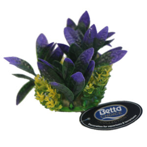 Betta 5" Purple Plastic Plant