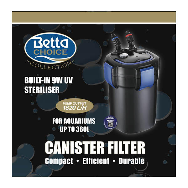 Betta 1620 UV Canister Filter