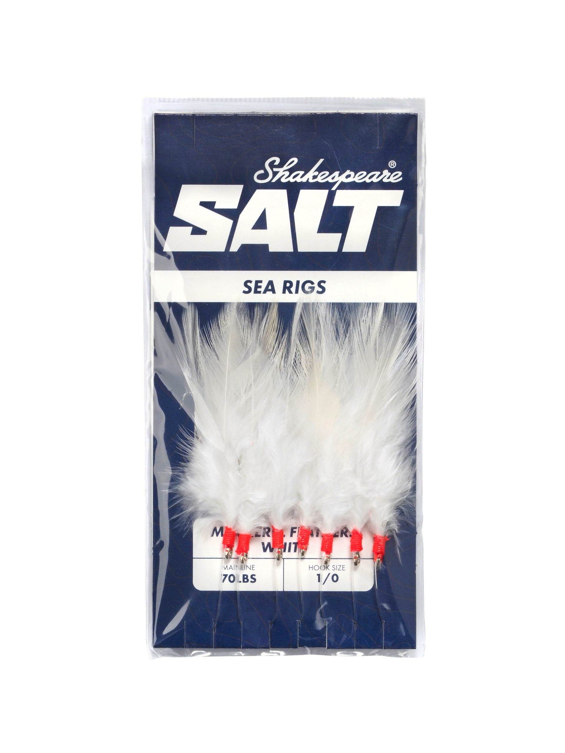 Shakespeare Salt Rig Mackerel Feathers White 1/0