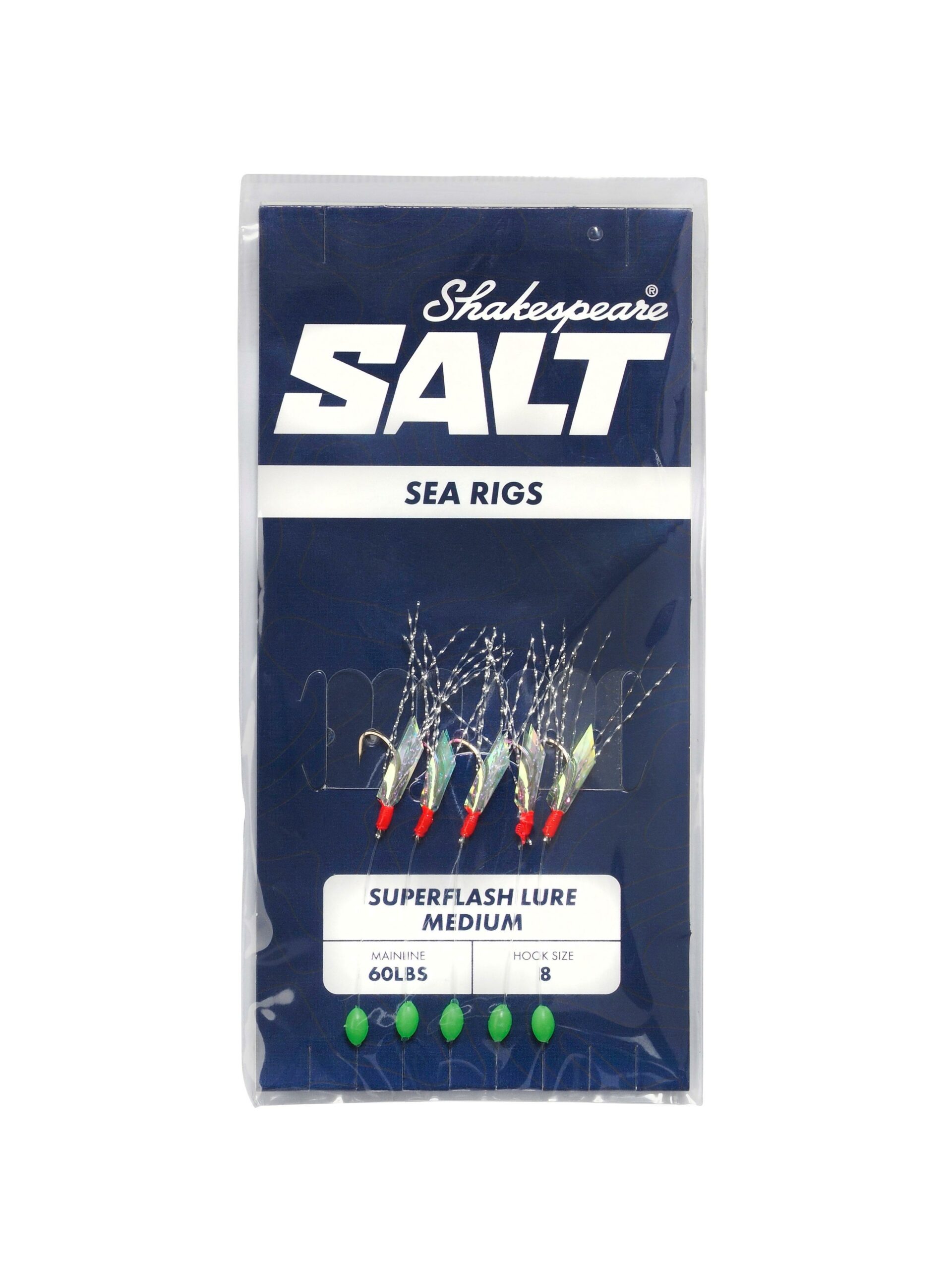 Shakespeare Salt Rig Superflash Lure Medium Size 8