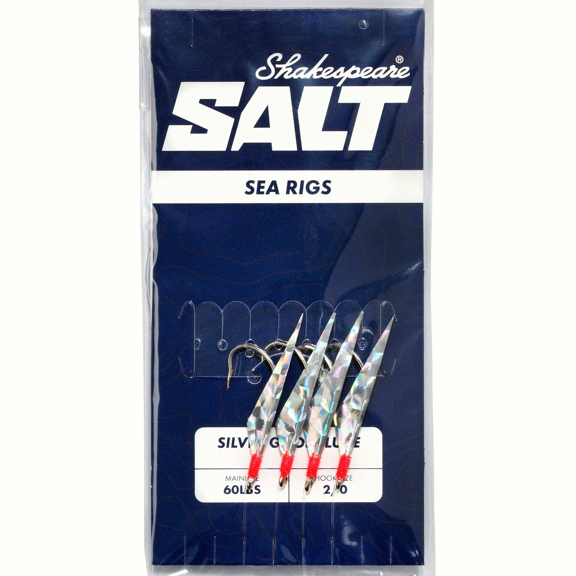 Shakespeare Salt Rig Silver Ghost Lure 2/0