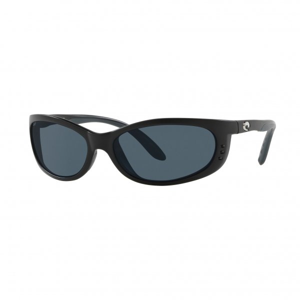Costa Fathom Sunglasses, Matte Black Grey 580P