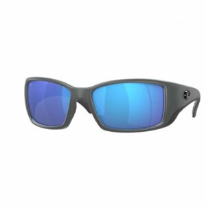 Costa Blackfin Sunglasses, Matte Black Blue Mirror 580P
