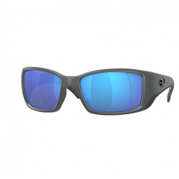 Costa Blackfin Sunglasses, Matte Grey Blue Mirror 580P