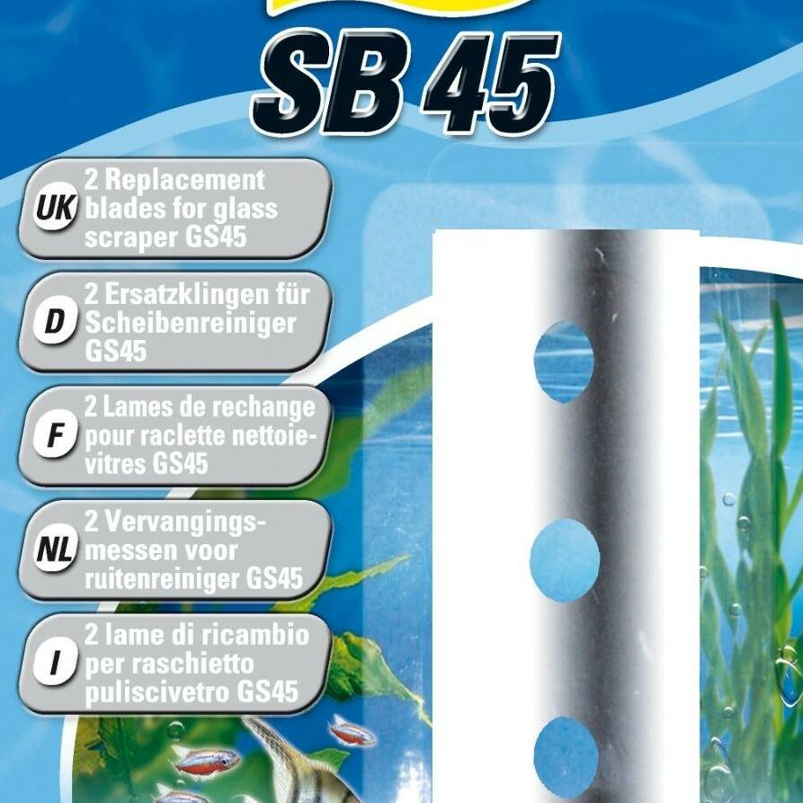 Tetra glass Scraper Sb45 Replacement Blades 