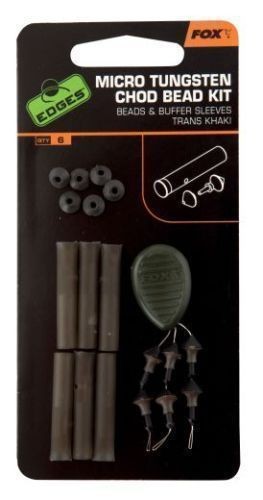 Fox Edges Micro Tungsten Chod Bead Kit X 6
