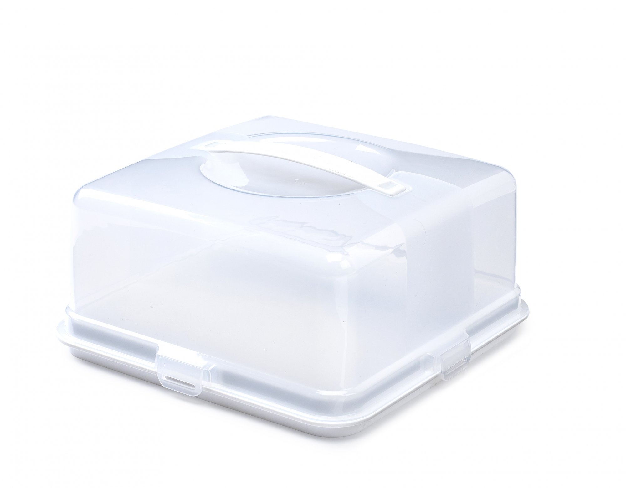 Whitefurze Square Cake Storer Box And Lid