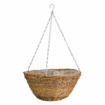 Smart Garden 14" Country Rattan Hanging Basket