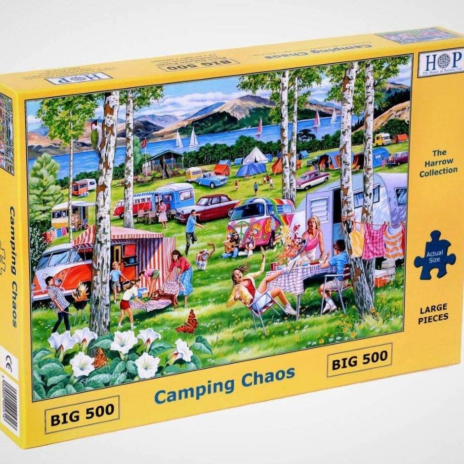 HOP Jigsaw Camping Chaos Big 500 Puzzle