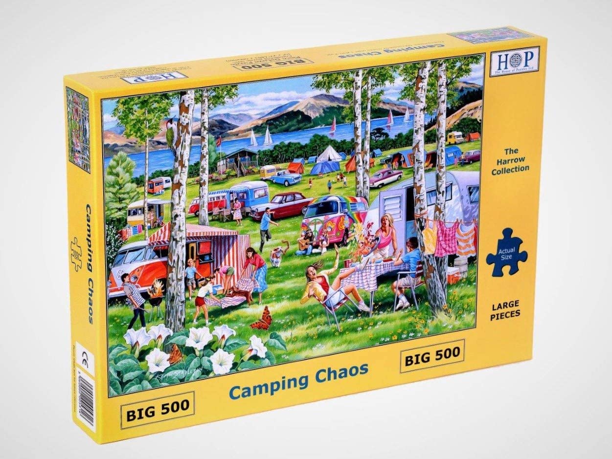 HOP Jigsaw Camping Chaos Big 500 Puzzle